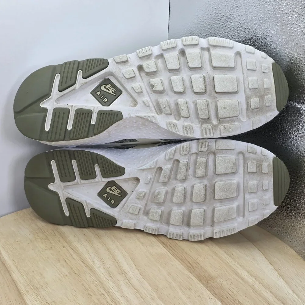 Womens US 10 - Nike Air Huarache Run Ultra Green Running Shoes Cross Trainers - Picture 6 of 7